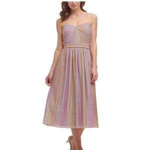 Vince Camuto Shimmer Rainbow dress size 4